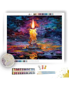 CHAOTIC CANDLE - Paint by Numbers Full Kit