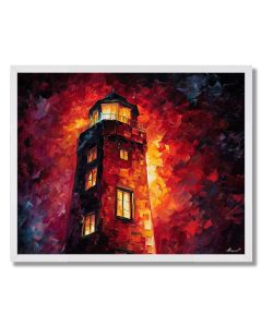 CRIMSON TOWER - FRAMED