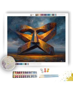 TWISTED MASK - Paint by Numbers Full Kit