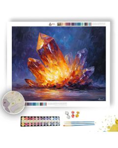 BURNING CRYSTAL - Paint by Numbers Full Kit