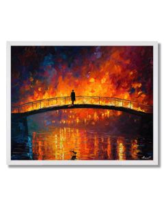 BURNING BRIDGE - FRAMED