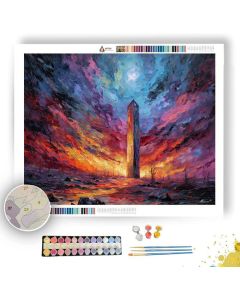 FORGOTTEN OBELISK - Paint by Numbers Full Kit