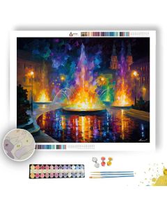 RADIANT FOUNTAIN - Paint by Numbers Full Kit