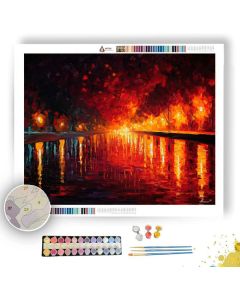 CRIMSON MIRROR - Paint by Numbers Full Kit
