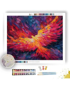 CRIMSON FLAME - Paint by Numbers Full Kit