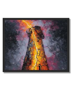 WOUNDED TOWER - FRAMED