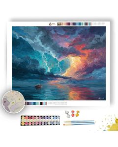 MELTED STORM - Paint by Numbers Full Kit