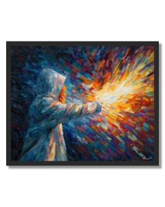 PRISMATIC FLAME - FRAMED