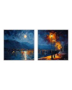 MIDNIGHT MOON - SET OF 2