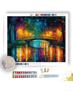 GOLDEN BRIDGE WALKWAY - Paint by Numbers Full Kit