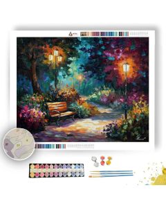 EVENING LIGHT GARDEN - Paint by Numbers Full Kit