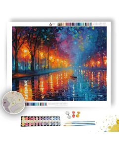 RAINBOW SKY REFLECTIONS - Paint by Numbers Full Kit