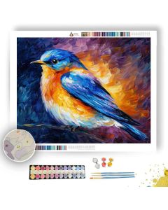 THE BLUE BIRD SERENADE - Paint by Numbers Full Kit