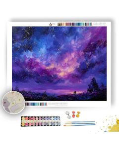DREAMS IN PURPLE SKY - Paint by Numbers Full Kit