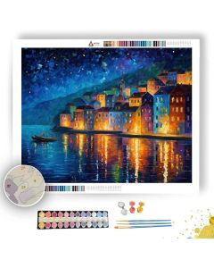 THE FLOATING VILLAGE - Paint by Numbers Full Kit