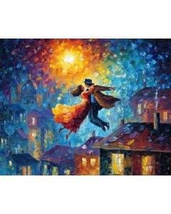 THE LOVERS IN FLIGHT
