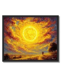 THE SUN AND LOVERS - FRAMED