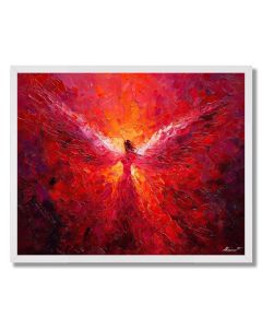 ANGEL IN RED - FRAMED