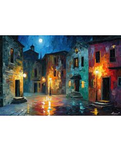 MOON OVER THE SQUARE