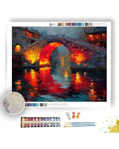THE JADE BRIDGE - Paint by Numbers Full Kit