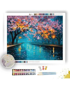 SPRING IN THE IMPERIAL GARDEN - Paint by Numbers Full Kit