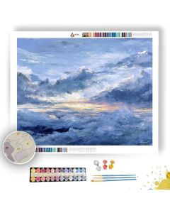 SILVER SKY AT DAWN - Paint by Numbers Full Kit