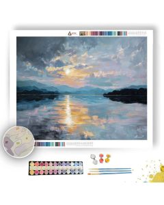REFLECTIONS IN WHITE LIGHT - Paint by Numbers Full Kit