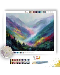 VALLEY OF SHADOWS AND LIGHT - Paint by Numbers Full Kit
