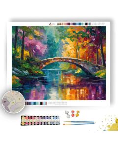 BRIDGE OF TRANQUIL COLORS - Paint by Numbers Full Kit