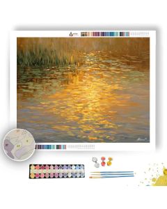 THE GOLDEN REFLECTION - Paint by Numbers Full Kit