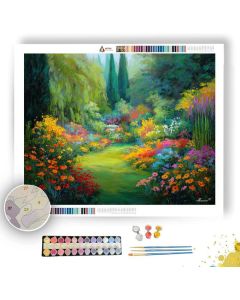 SUNLIT GARDEN - Paint by Numbers Full Kit