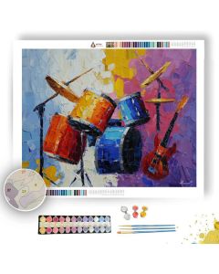 MUSIC OF THE COLORS - Paint by Numbers Full Kit