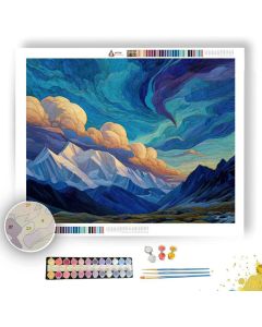 VISION OF THE MOUNTAIN SKY - Paint by Numbers Full Kit