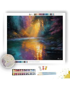 RIVER OF LIGHT - Paint by Numbers Full Kit