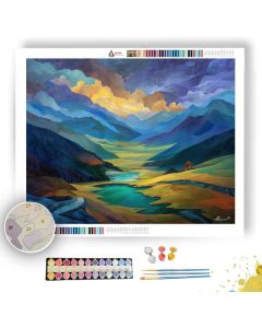 THE HIDDEN VALLEY - Paint by Numbers Full Kit