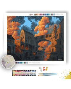 CITY OF LIGHT AND SHADOW - Paint by Numbers Full Kit