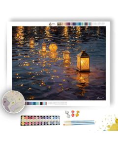 LANTERNS OF HOPE - Paint by Numbers Full Kit