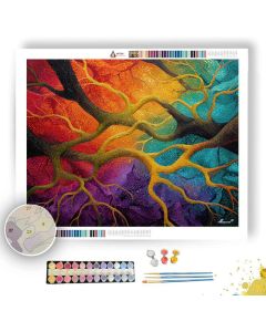 MYSTIC VEINS - Paint by Numbers Full Kit