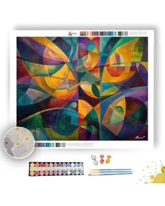 VIVID ILLUSION - Paint by Numbers Full Kit