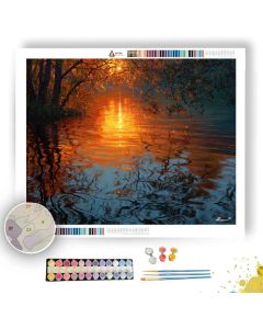 AMBER TWILIGHT - Paint by Numbers Full Kit