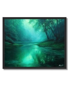 EMERALD SILENCE - FRAMED