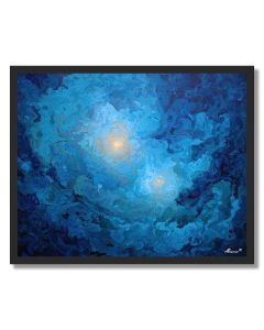 BLUE REVERENCE - FRAMED