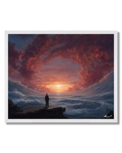 CRIMSON HORIZON - FRAMED