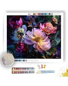 RADIANT BLOOM - Paint by Numbers Full Kit