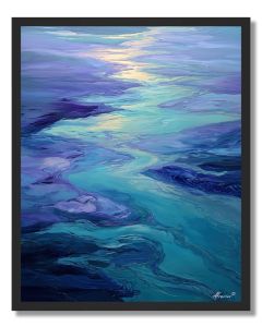 VIOLET RIVER - FRAMED