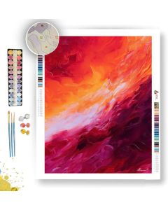 CRIMSON DREAMSCAPE - Paint by Numbers Full Kit