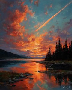FLAMES OF EVENING