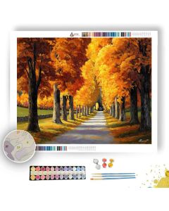 AUTUMN AVENUE - Paint by Numbers Full Kit