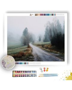 MISTY CROSSROAD - Paint by Numbers Full Kit