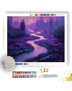 LILAC WATERWAY - Paint by Numbers Full Kit